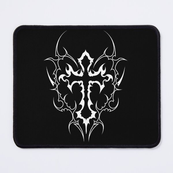 Item preview, Cross in heart Cybertribal designed and sold by Tribalgothss.