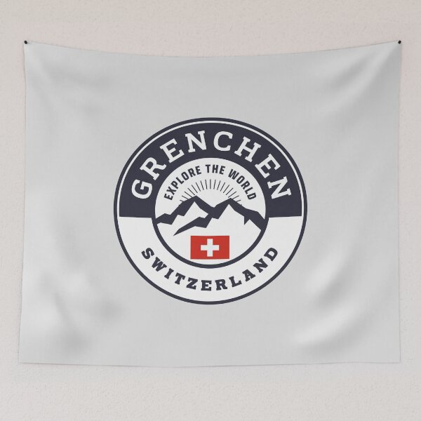 Item preview, Grenchen Switzerland Black and White Crest designed and sold by World Designs.