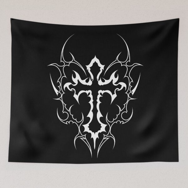Item preview, Cross in heart Cybertribal designed and sold by Tribalgothss.