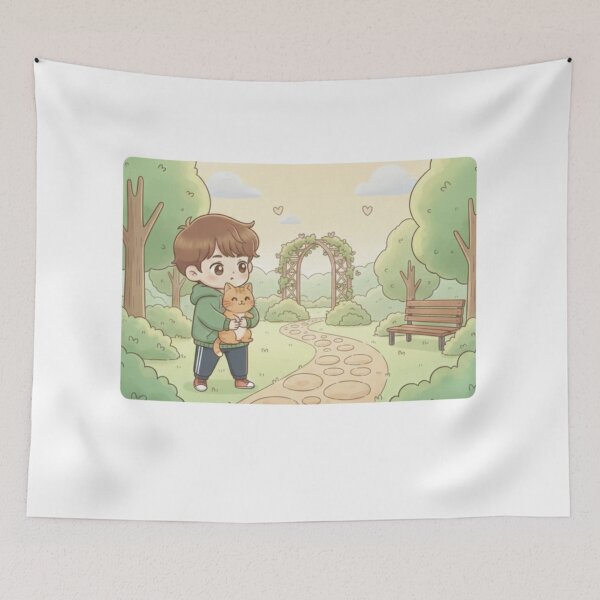 Item preview, Boy and Orange Cat: Finding the Girl 01 designed and sold by Sweet Moments.
