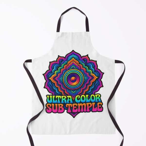 Item preview, Ultra Color Sub Temple – Psychedelic Bass Mandala Design designed and sold by |TRSSHOP|.