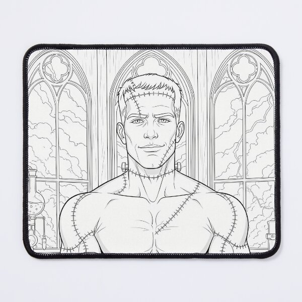 Item preview, Frankenstein Monster Hunk. Hot Guy, Horror Fan. designed and sold by Shoot-The-Moon.