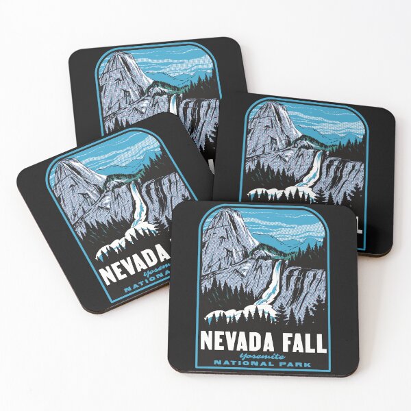 Item preview, Nevada Fall Yosemite National Park California Retro designed and sold by HalpinDesign.