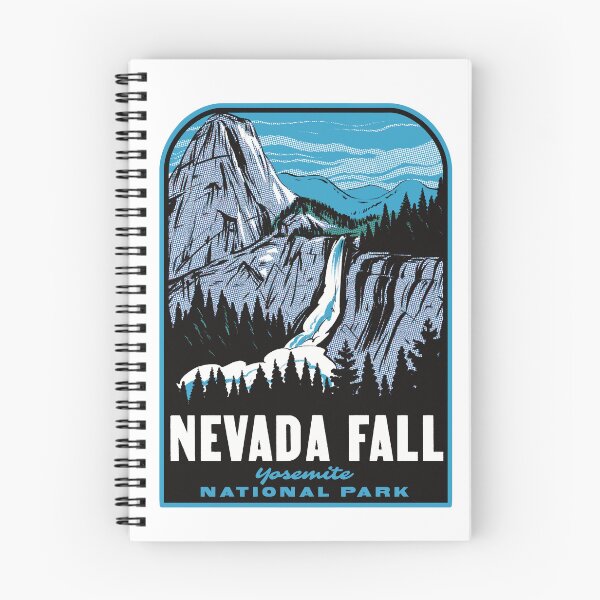 Item preview, Nevada Fall Yosemite National Park California Retro designed and sold by HalpinDesign.