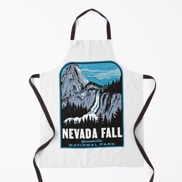 Item preview, Nevada Fall Yosemite National Park California Retro designed and sold by HalpinDesign.