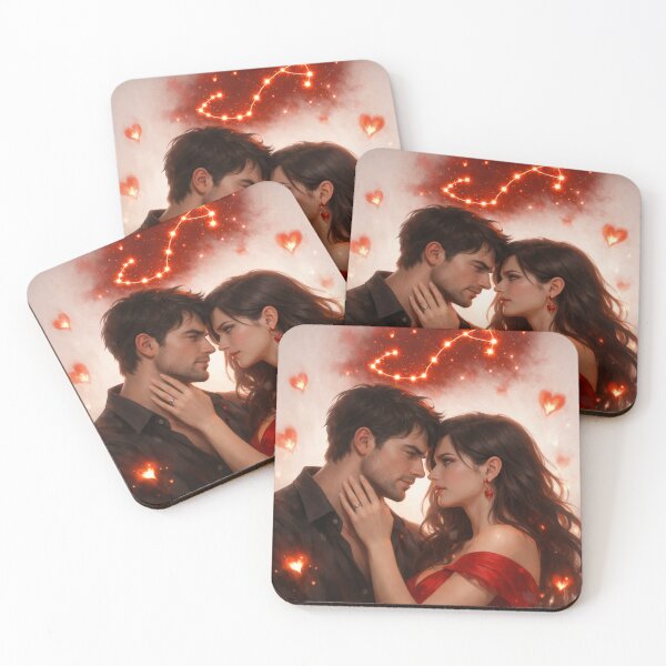 Item preview, Scorpio Zodiac Passionate Love Couple designed and sold by Silentbow.
