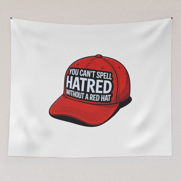 Item preview, You Can't Spell Hatred Without Red Hat T-Shirt designed and sold by Martysstore.