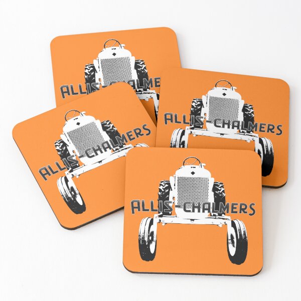Item preview, Allis-Chalmers vintage tractor black-white with name designed and sold by soitwouldseem.