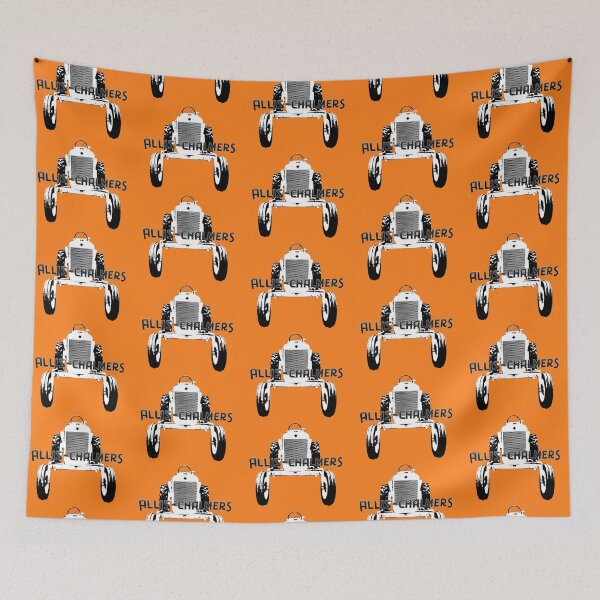 Item preview, Allis-Chalmers vintage tractor black-white with name designed and sold by soitwouldseem.