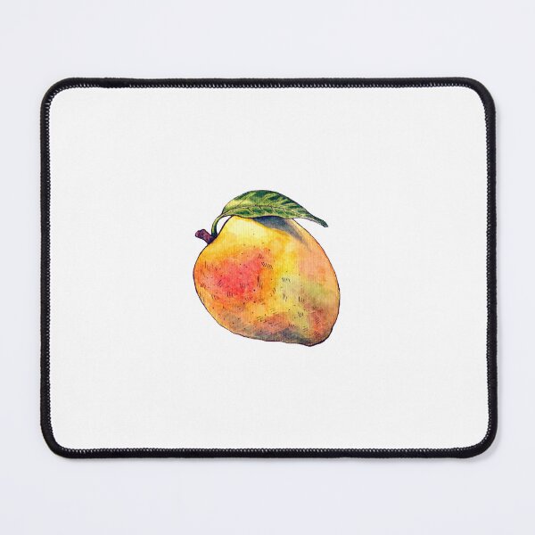 Item preview, Juicy Mango Fruit - Watercolor art designed and sold by AquarellChill.