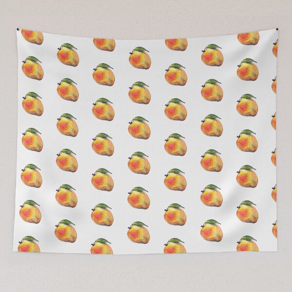 Item preview, Juicy Mango Fruit - Watercolor art designed and sold by AquarellChill.