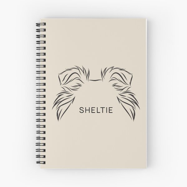 Item preview, Shetland Sheepdog Ears – Minimal Line Art Dog Design designed and sold by Noyalita.