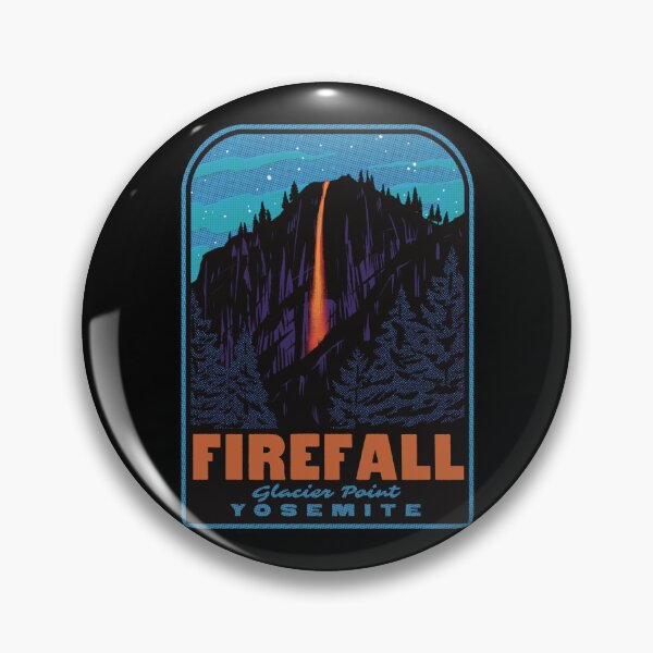 Item preview, Yosemite Firefall Glacier Point Retro  designed and sold by HalpinDesign.
