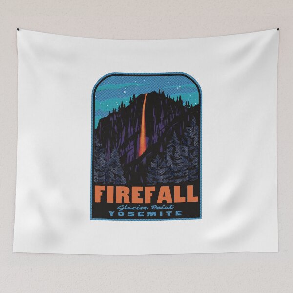 Item preview, Yosemite Firefall Glacier Point Retro  designed and sold by HalpinDesign.