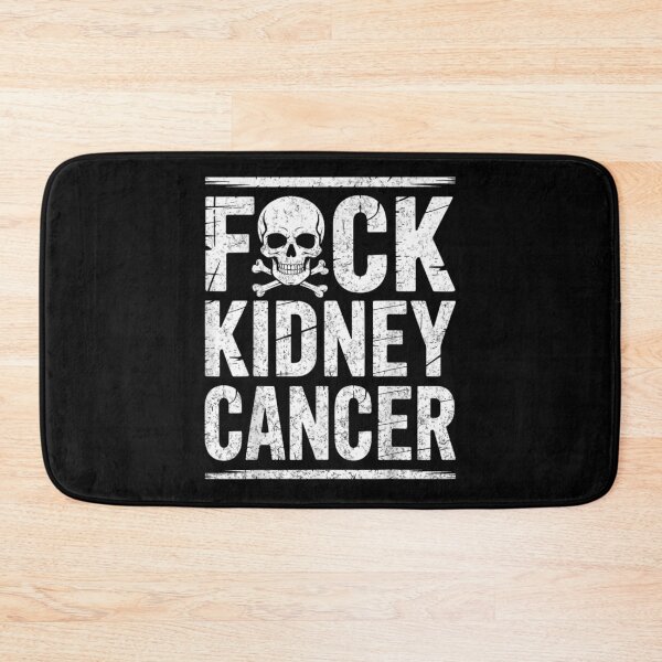 Item preview, Fuck Kidney Cancer Awareness Skull and Crossbones Distressed Brave Warrior Gift designed and sold by Phil Ben.