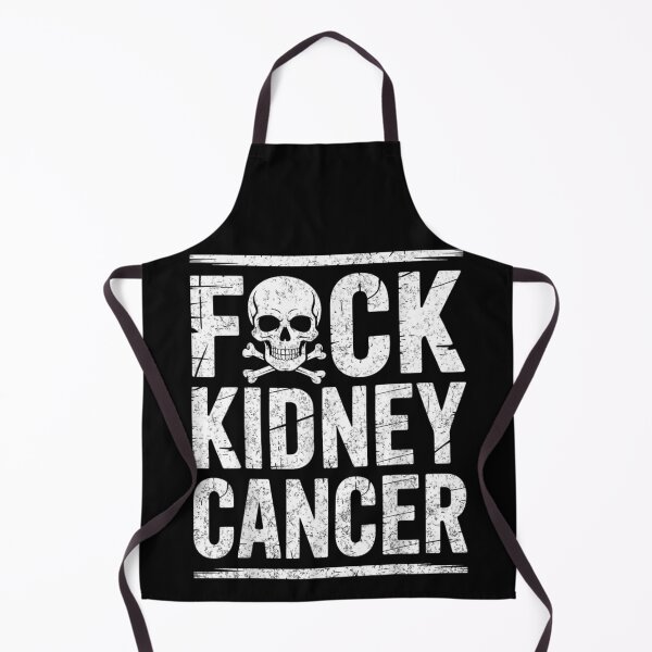 Item preview, Fuck Kidney Cancer Awareness Skull and Crossbones Distressed Brave Warrior Gift designed and sold by Phil Ben.