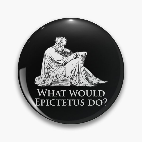 Artikelvorschau, Epiktet Stoischer Philosoph Stoizismus Zitat WHAT WOULD EPICTETUS DO Philosophie Stoa entworfen und verkauft von Carl's Clothing.