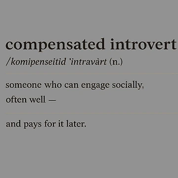 Artwork thumbnail, Compensated Introvert by PERSPECTIVERED