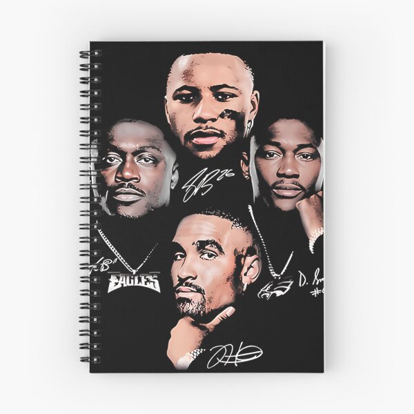 Item preview, Saquon Barkley Jalen Hurts A. J. Brown  Devonta Smith Records designed and sold by amjad1122.