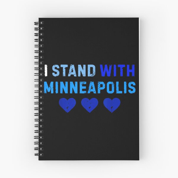 Item preview, I Stand With Minneapolis Blue Hearts Community Support And Solidarity Graphic designed and sold by Phil Ben.