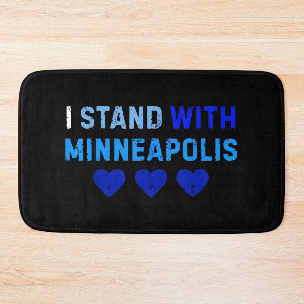 Item preview, I Stand With Minneapolis Blue Hearts Community Support And Solidarity Graphic designed and sold by Phil Ben.