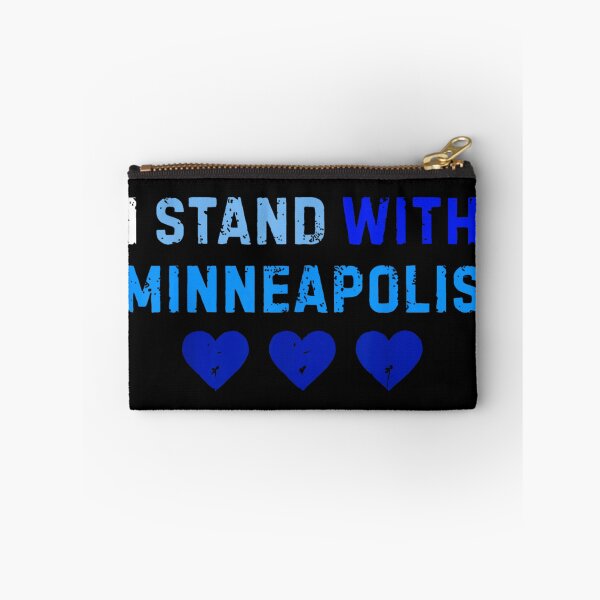 Item preview, I Stand With Minneapolis Blue Hearts Community Support And Solidarity Graphic designed and sold by Phil Ben.