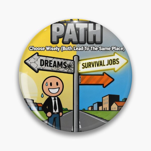 Item preview, Career Path Flash Game Parody - Zoomer Humor designed and sold by PictorialWhimsy.