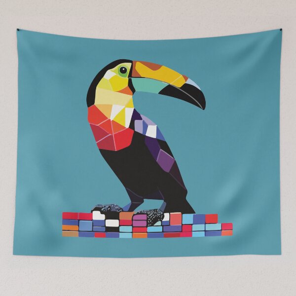 Item preview, toucan mosaic designed and sold by designmari.