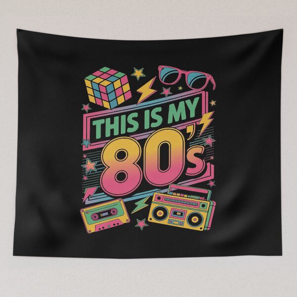 Item preview, This Is My 80s Costume 80's 90's Party 6 designed and sold by angolinnArt.