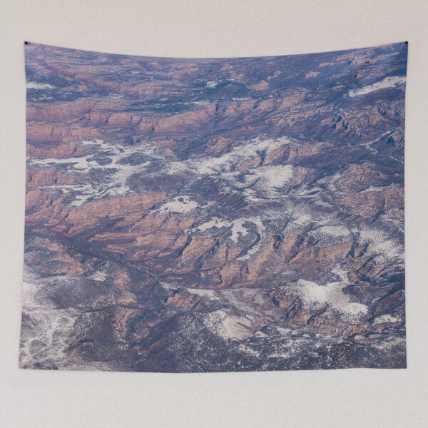 Item preview, Red Earth Canyons with a Dusting of Snow designed and sold by Georgia Mizuleva.