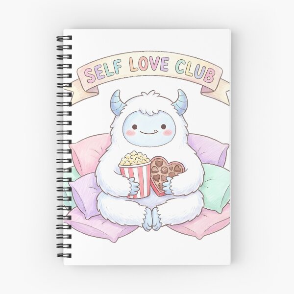Item preview, Cute Yeti Self Love Club - Anti Valentine's Day designed and sold by KimSnow Studio.