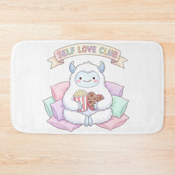 Item preview, Cute Yeti Self Love Club - Anti Valentine's Day designed and sold by KimSnow Studio.