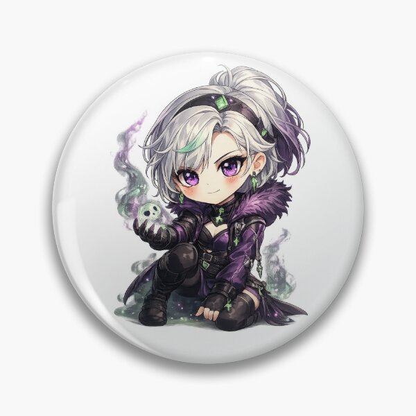 Item preview, Spirit Bloom Chibi – Cute Ghostly Fantasy Character designed and sold by CrayVal.