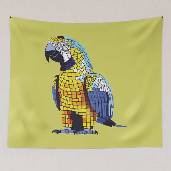 Item preview, mosaic blue bird designed and sold by designmari.