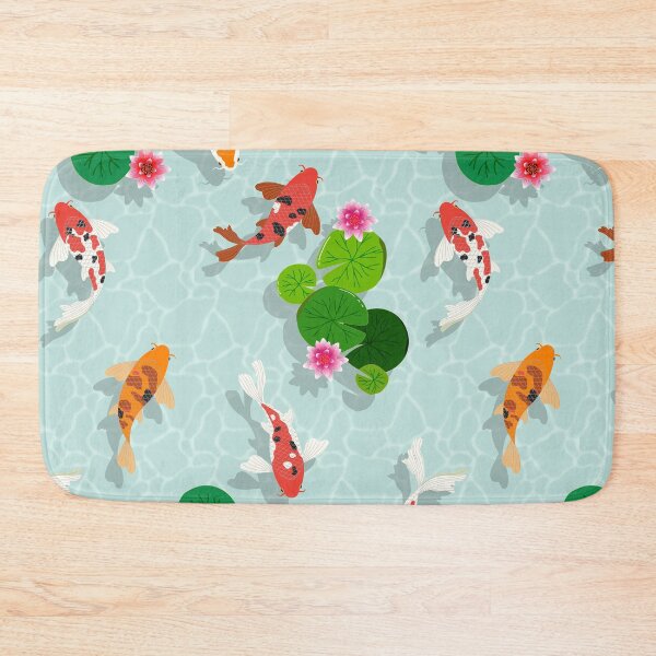 Item preview, Koi pond with water lilies designed and sold by Jennifer Ladd.