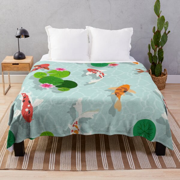 Item preview, Koi pond with water lilies designed and sold by Jennifer Ladd.