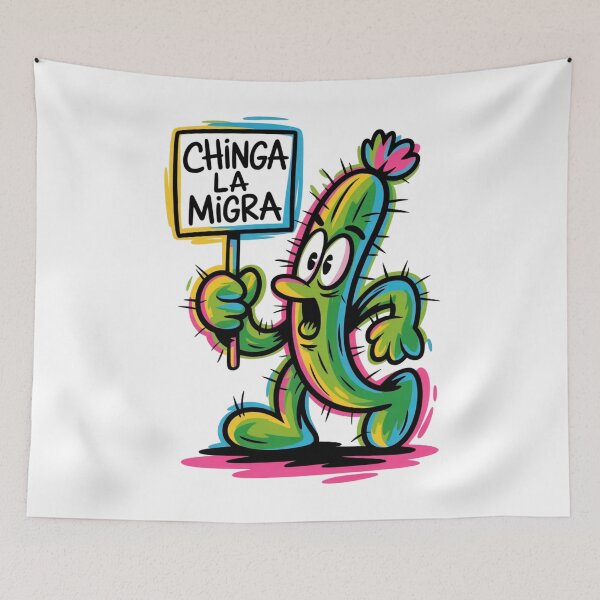 Item preview, Chinga La Migra Pro Immigration Fascism Human Rights T-Shirt designed and sold by Martysstore.