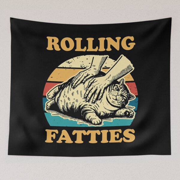 Item preview, Rolling Fatties Retro T-Shirt designed and sold by simosalafi.