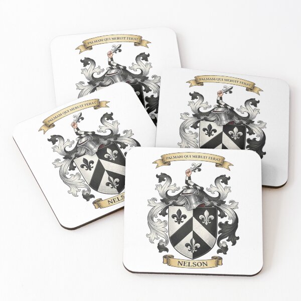 Item preview, The Nelson Family Coat of Arms designed and sold by BagTown Clans.