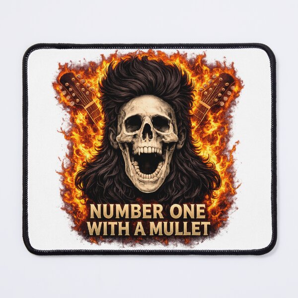 Item preview, Number One With a Mullet designed and sold by TorsoMachine.