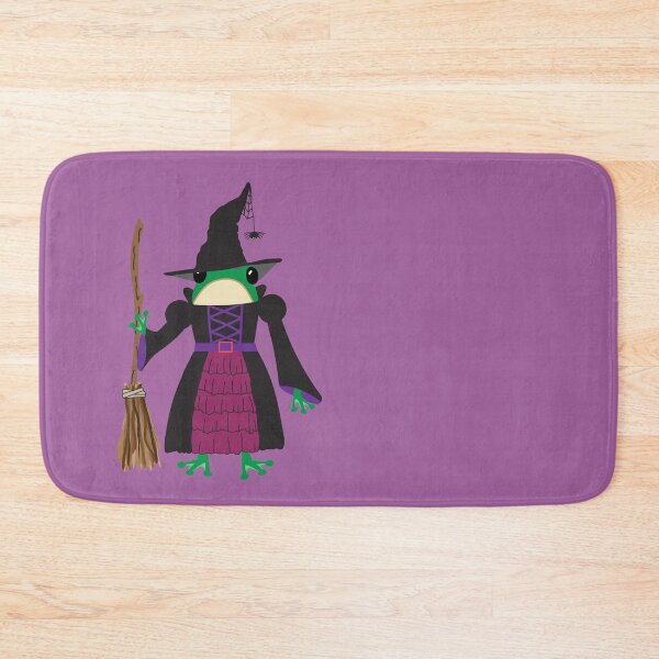 Item preview, Frog in a Halloween witch costume  designed and sold by Jennifer Ladd.