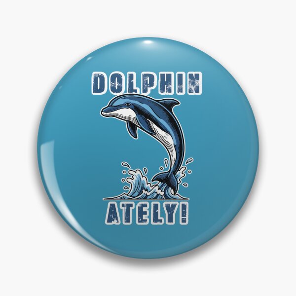 Item preview, Dolphin-ately! Jumping Dolphin in the Waves designed and sold by PixelStudioBe.
