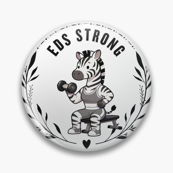 Item preview, Little Zebra, Big Effort. weight training zebra. designed and sold by ZebraDazzleDesigns.