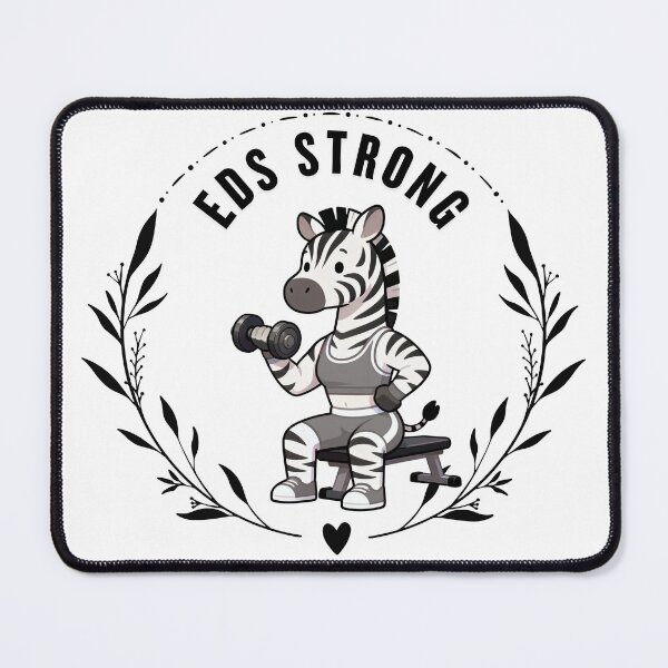 Item preview, Little Zebra, Big Effort. weight training zebra. designed and sold by ZebraDazzleDesigns.