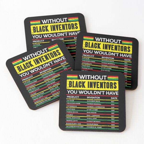 Item preview, Black Inventors You Wouldnt Have History Educational List Retro Infographic Art designed and sold by Gargamal.
