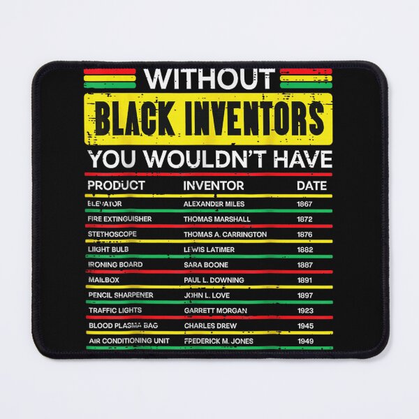 Item preview, Black Inventors You Wouldnt Have History Educational List Retro Infographic Art designed and sold by Gargamal.