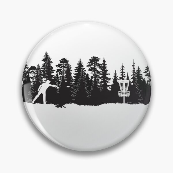 Item preview, Disc golfer and trees designed and sold by HeathWayPrints.