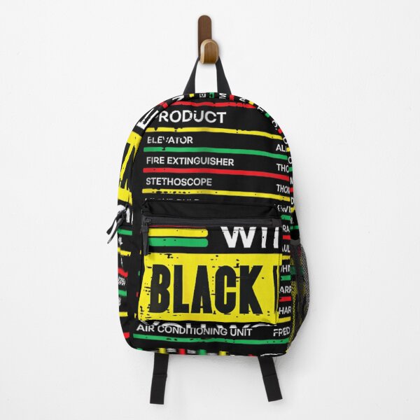 Item preview, Black Inventors You Wouldnt Have History Educational List Retro Infographic Art designed and sold by Gargamal.