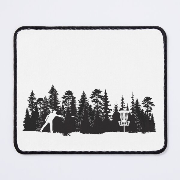 Item preview, Disc golfer and trees designed and sold by HeathWayPrints.