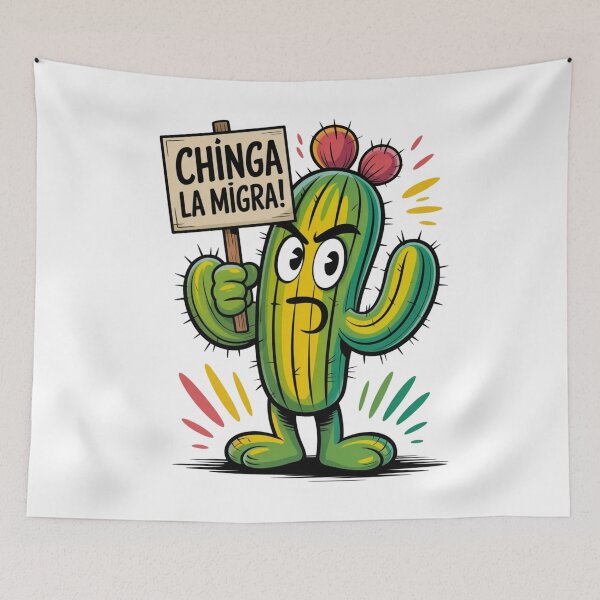 Item preview, Chinga La Migra Pro Immigration Fascism Human Rights T-Shirt designed and sold by Martysstore.